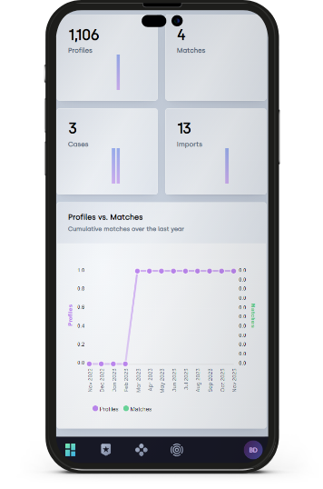 SmallPond mobile interface